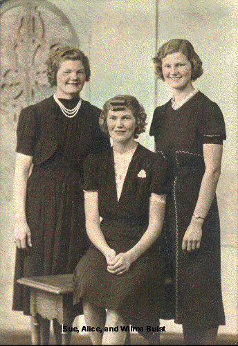 Sue, Alice & Wilma Buist - Photo