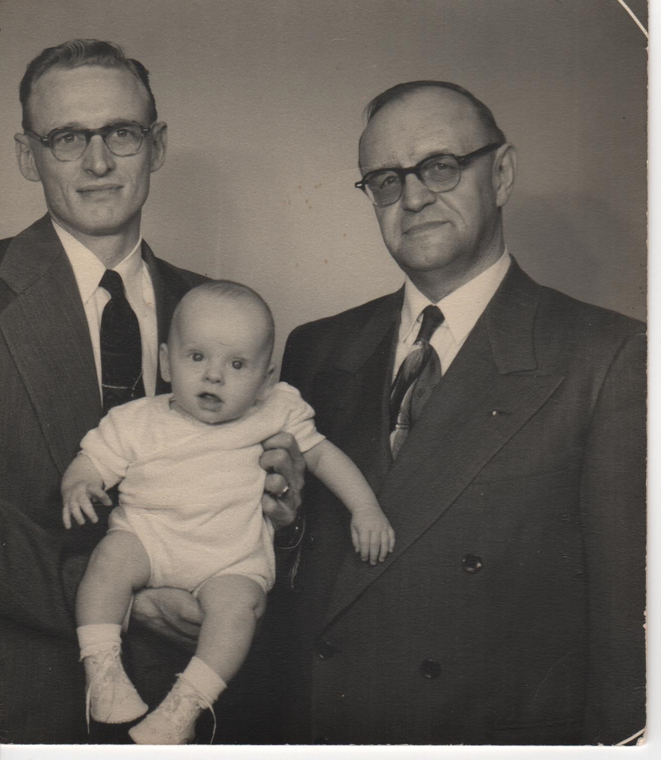 Garrett, Charles II, Charles I & Charles Veenstra III - Orig. Photo