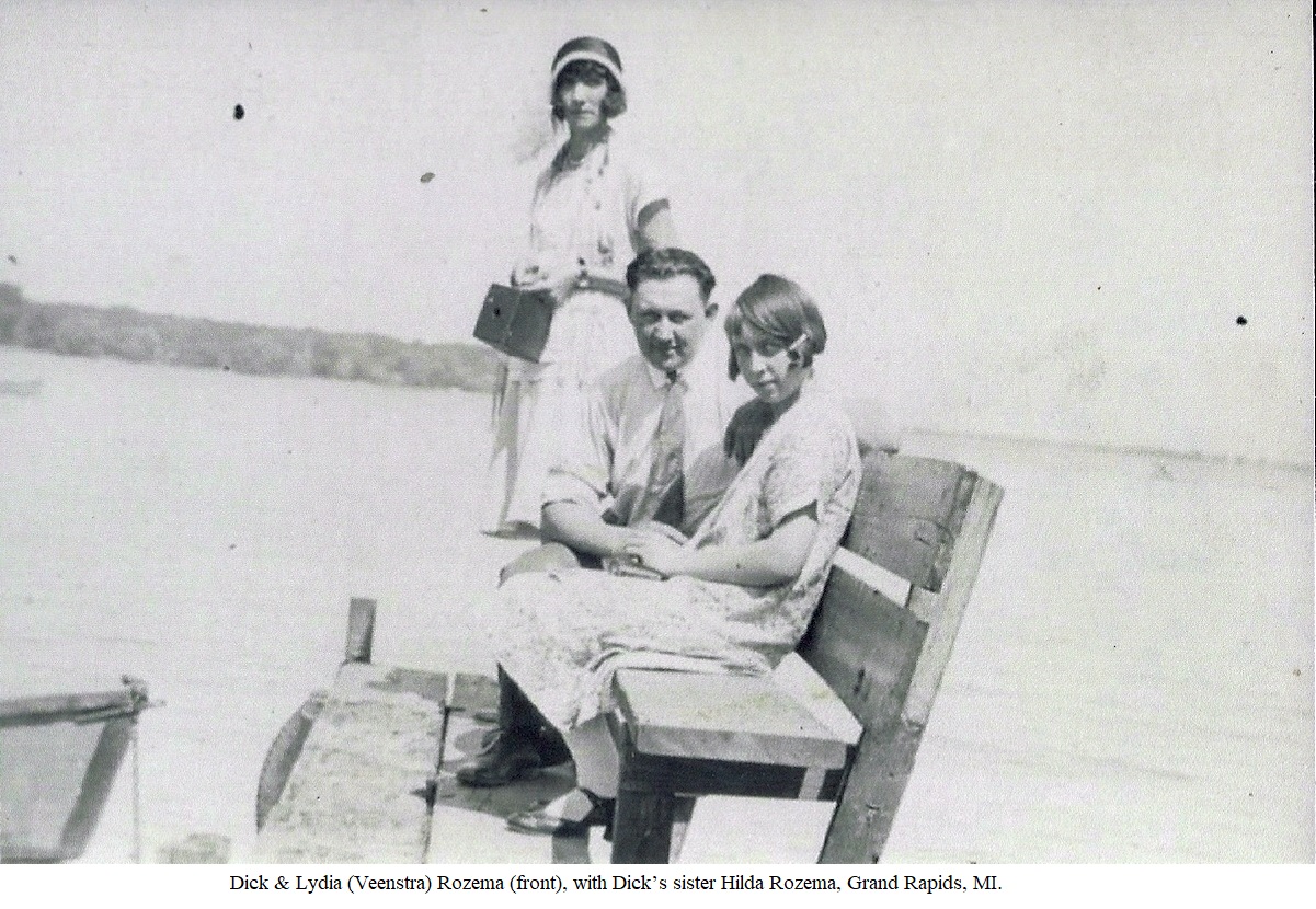 Lydia Veenstra - Photo with Dick & Hilda Rozema